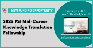 Twitter Banner - Announcement - 2025 PSI Mid-Career KT Fellowship